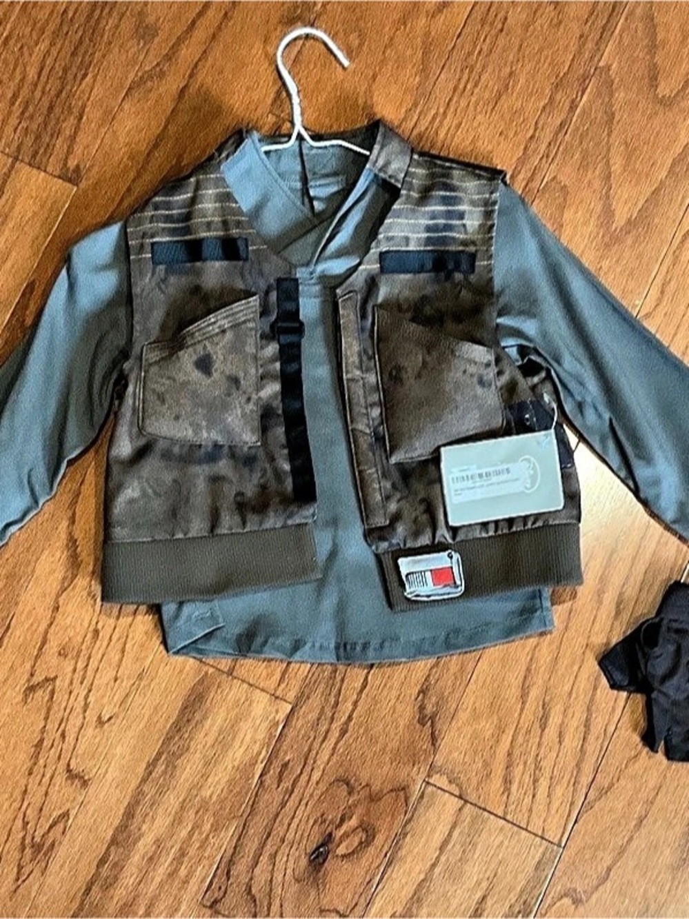Disney Star Wars Rogue One Jin Erso Vest Jacket in Brown & Gray NWT